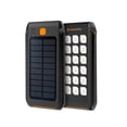 thumbnail image 1 of ToughTested Dual 10,000mAh Solar Power Bank with USB-C PD 18W & USB-A, 18-LED Flashlight, IP44 Weatherproof Rugged Portable Charger with 5-Year Warranty for Camping & Emergency Use, 1 of 6