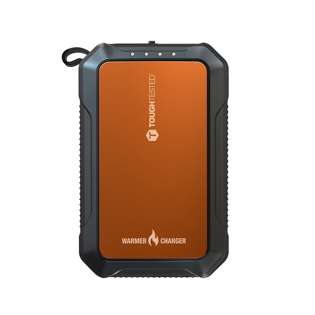 ToughTested Explorer 10 – 10,000mAh Rugged Power Bank & Hand Warmer, 20W PD Fast Charge & QC3.0, IP54 Weatherproof, LED Flashlight, TSA-Safe Portable Charger with 24-Hour Heat, 5-Year Warranty