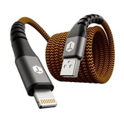 ToughTested Lightning to USB-A Cable 6FT Fast Charging Braided Charger Cord, Durable Sync Cable
