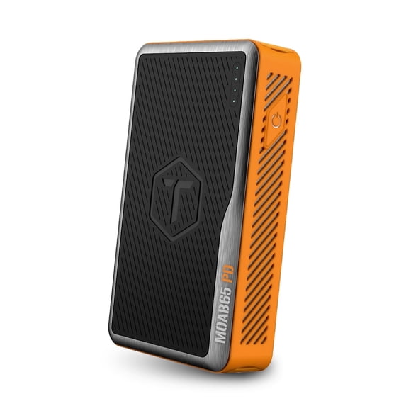 ToughTested MOAB 65 40,000mAh Rugged Power Bank with 65W & 20W Dual USB-C PD, USB-A QC3.0, IP64 Weatherproof, Pass-Through Charging & 5-Year Warranty for Laptops, Smartphones, Travel & Outdoor Use