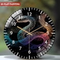 thumbnail image 1 of Toughened Glass Wall Clock with Futuristic Tech Art Silent Movement, Battery Operated(AA Batteries Not Inclued), Artistic Home Decor 12inches, 1 of 8