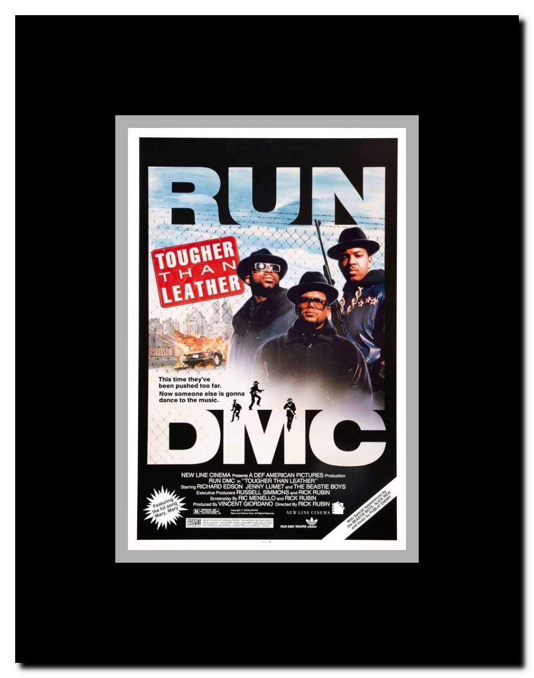 Tougher Than Leather Framed Movie Poster