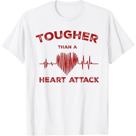 Tougher than a heart attack T-Shirt mens t shirt，white，women，funny，misfits，men，journey
