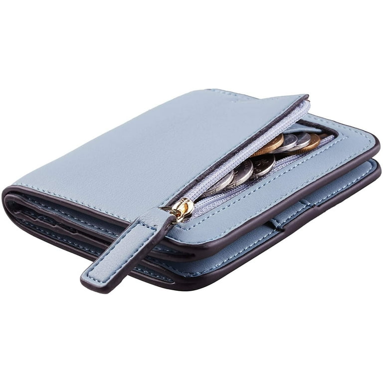 Toughergun Women's Compact Bifold Wallet, Luxury Genuine