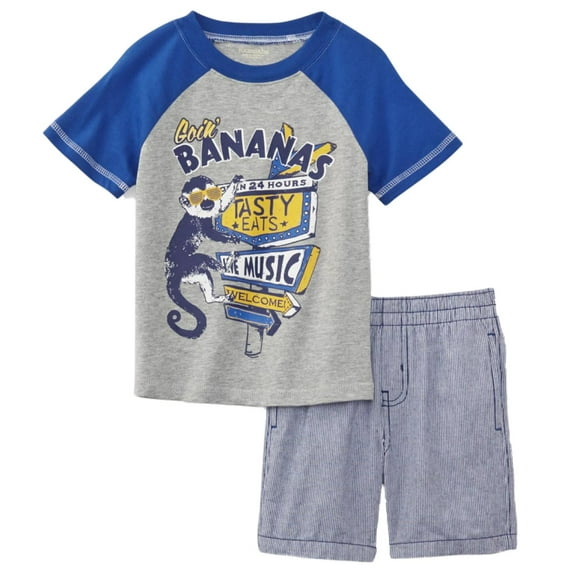 Toughskins Infant & Toddler Boys Going Bananas T-Shirt & Shorts Set 18m