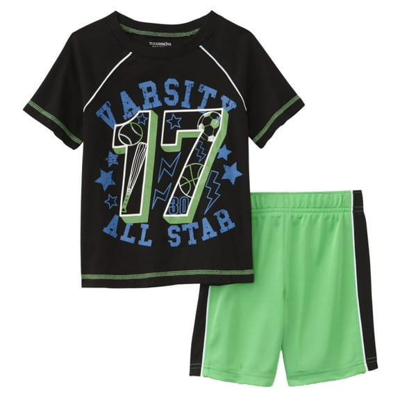 Toughskins Infant & Toddler Boys Varsity All Star T-Shirt & Shorts Set 12m