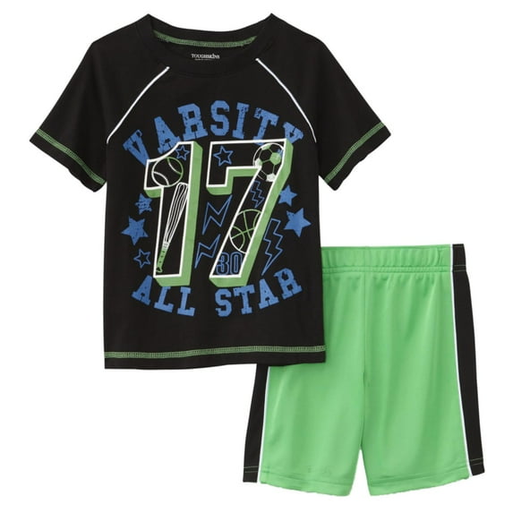 Toughskins Infant & Toddler Boys Varsity All Star T-Shirt & Shorts Set 24m