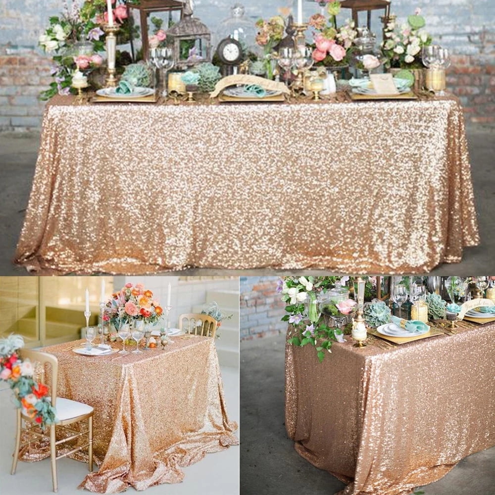 Decorative Table Cloth Rectangular White Satin Tablecloths Dining Table - View #11