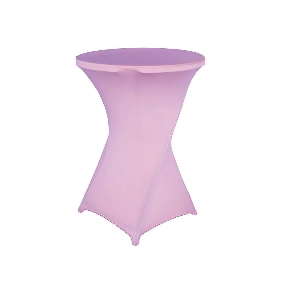 Touiyu Highboy Round Spandex Table Cover FourWay Tight Fitted Stretch