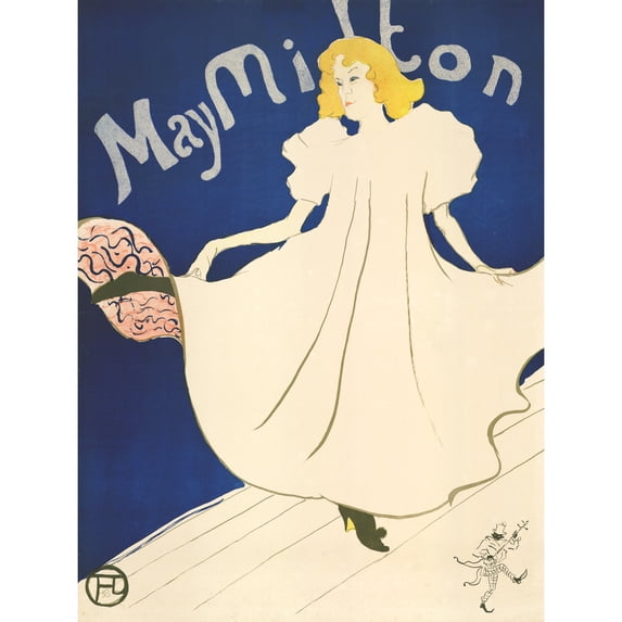 Toulouse-Lautrec Ballet Dancer May Milton Painting Extra Large XL Wall Art Poster Print