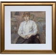 thumbnail image 1 of Toulouse-Lautrec "Carmen Goudin in The Studio" NEW Custom Framed Museum Art Generic, 1 of 3