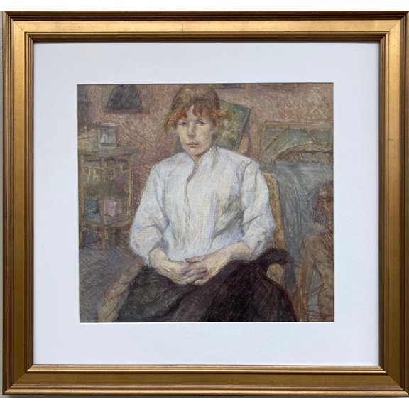 Toulouse-Lautrec "Carmen Goudin in The Studio" NEW Custom Framed Museum Art Generic