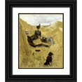 thumbnail image 1 of Toulouse-Lautrec, Henri 12x14 Black Ornate Wood Framed with Double Matting Museum Art Print Titled - Party in the Country, 1 of 4