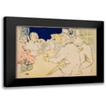 thumbnail image 1 of Toulouse-Lautrec, Henri de 14x11 Black Modern Framed Museum Art Print Titled - The Irish and American Bar, Rue Royale, 1 of 5