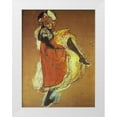 thumbnail image 1 of Toulouse-Lautrec, Henri de 15x18 White Modern Wood Framed Museum Art Print Titled - Jane Avril Dancing, 1 of 4