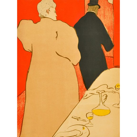 Toulouse-Lautrec Money Fabre Theatre Play Program Cover Extra Large XL Wall Art Poster Print
