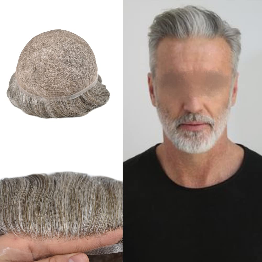Toupee For Men Human Hair Replacement Systems Full French Lace Hair Systems Lace Toupee