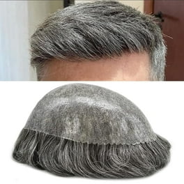 Mens Toupee Hair System For Men Hair Pieces Replacement System - Main Image