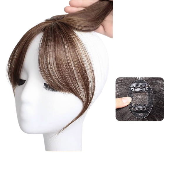 Zhuge Invisible Seamless Thin Hair Topper, 3D Up Bangs Hairpiece for ...