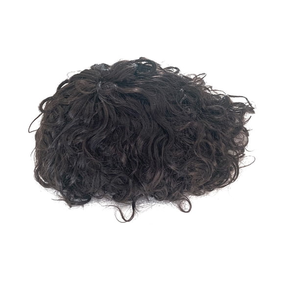 Toupee for Men Full PU Base Human Hair Men Capillary Prosthesis Breathable Hair Replacement System