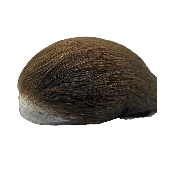 Toupee for Men Thin Skin PU Human Hair Prosthesis and Hair Units Hair Replacement System #4