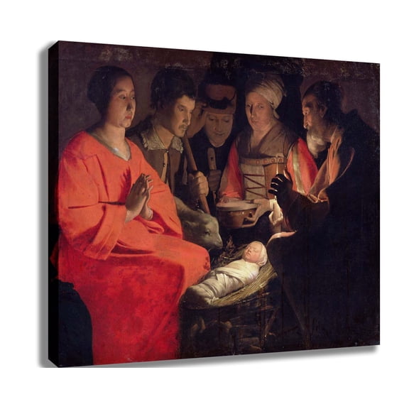 Tour "Adoration of the Shepherds" (17th) Canvas Print