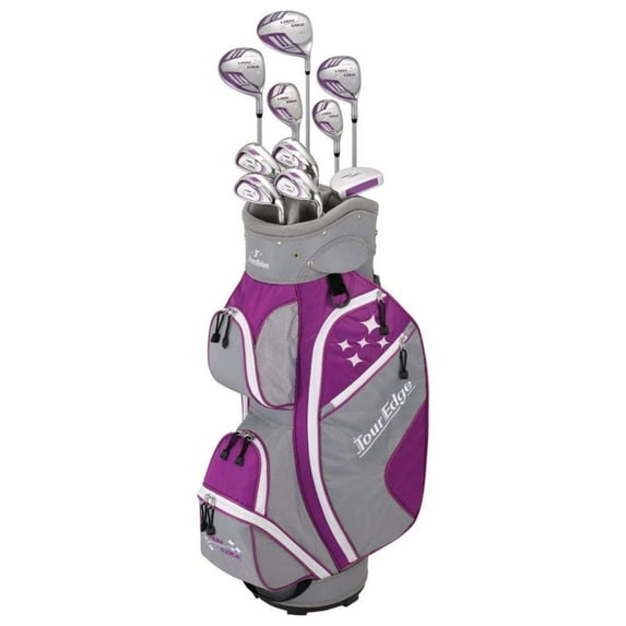 Tour Edge 2020 Lady Edge Violet Gray White Golf Complete Sets