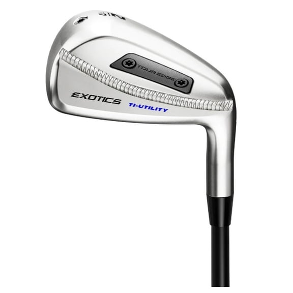 Tour Edge Exotics 4 Ti-Utility 22* (Silver Chrome, Fujikura Ventus Blue/Black Stiff) 2025 NEW