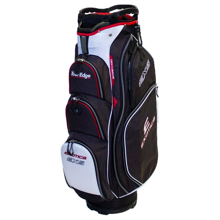 Tour Edge Exotics Xtreme Cart 7.0 Bag-Black-Red-White - Walmart.com