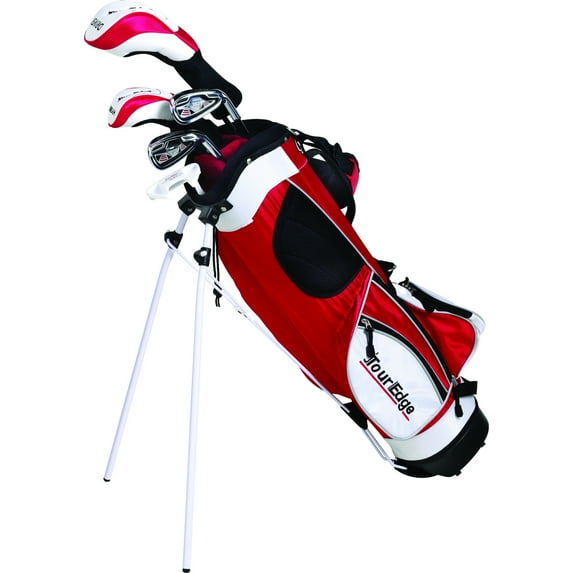 Tour Edge Golf HT Max-J Jr 4x1 Golf Club Set, Red