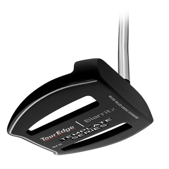Tour Edge Pure Feel Template Series Biarritz Putter 35" (Black, Mallet, Double Bend) 2023 NEW
