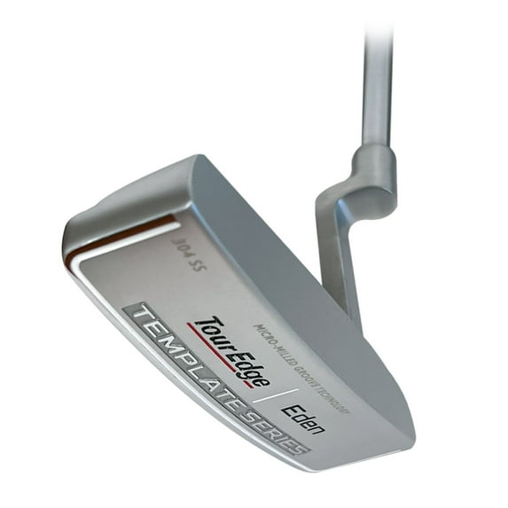 Tour Edge Pure Feel Template Series Eden Putter 35" (Silver, Blade, Plumber's Neck) 2023 NEW