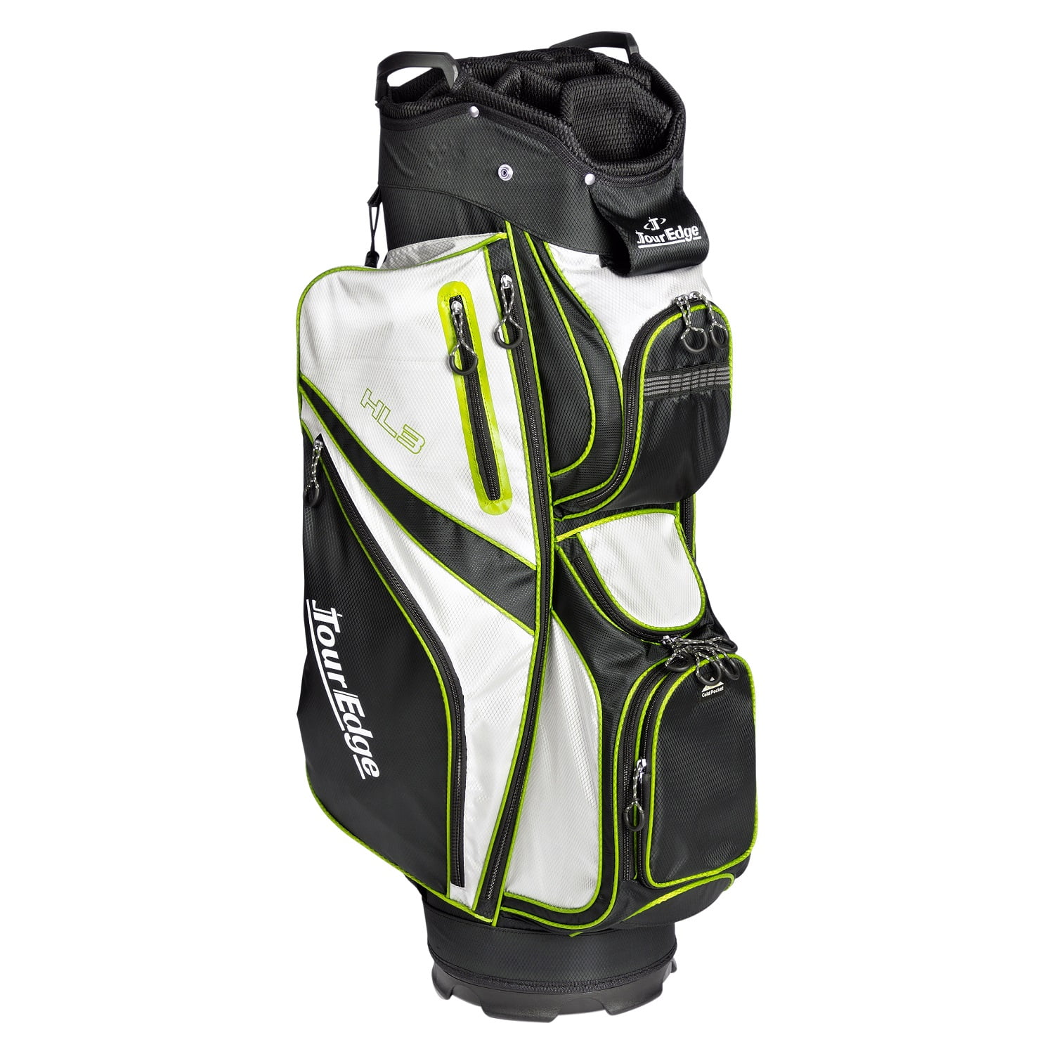 Tour Edge HL3 Golf Cart Bag Black/Silver/Lime
