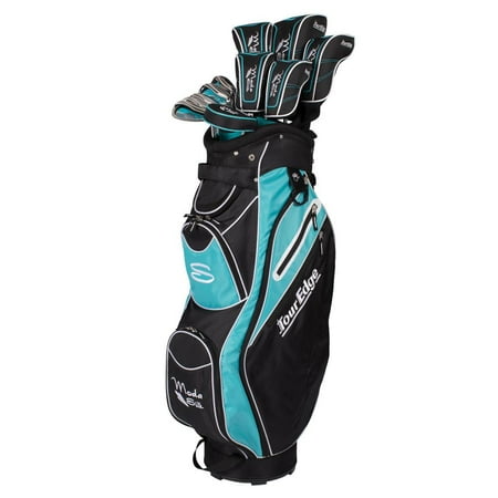Tour Edge Mode Silk Women's Golf Set-Black-LT Blue-Right Hand