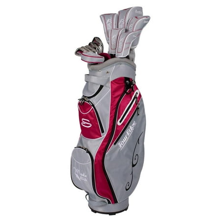 Tour Edge Mode Silk Women's Golf Set-Silver-Ruby-Right Hand-Petite