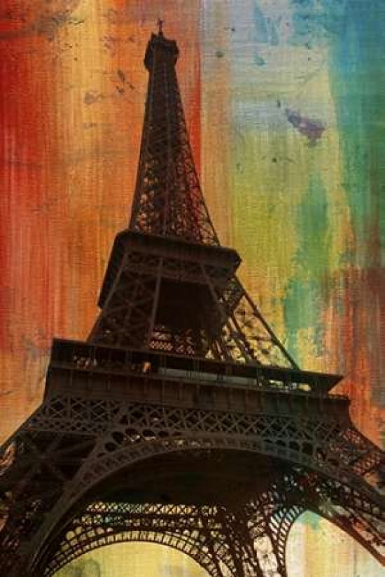 Tour Eiffel Canvas Art - Katrina Craven (12 x 18)