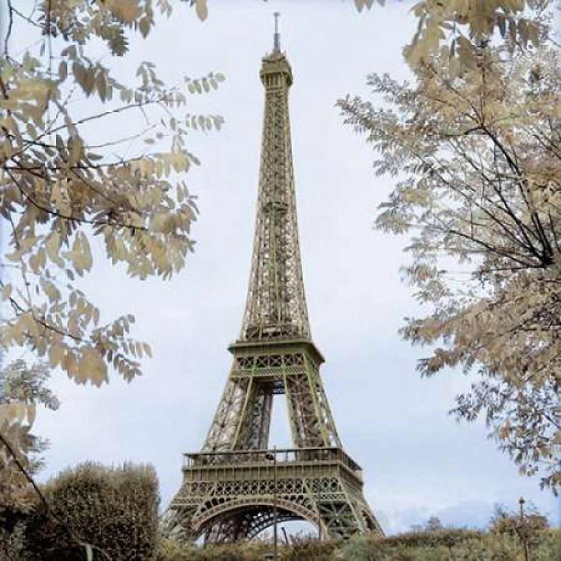 Tour Eiffel au Printemps Canvas Art - Alan Blaustein (24 x 24)