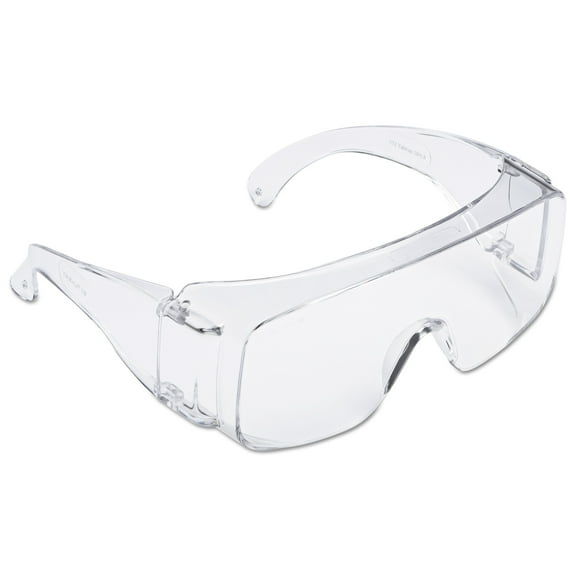 Tour Guard V Safety Glasses One Size Fits Most, Clear Frame/Lens, 20/Box