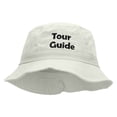 thumbnail image 1 of Tour Guide Embroidered Bucket Hat - White OSFM, 1 of 5