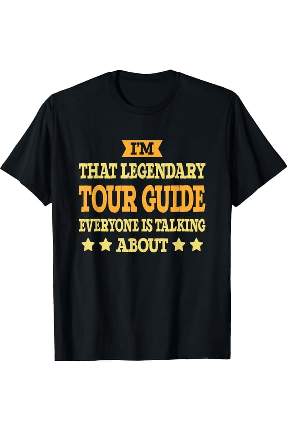 Tour Guide Job Title Employee Funny Worker Tour Guide T-Shirt