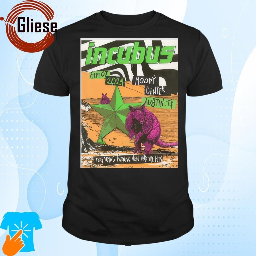 Tour Incubus In Austin Tx On September 7 2024 Tshirt