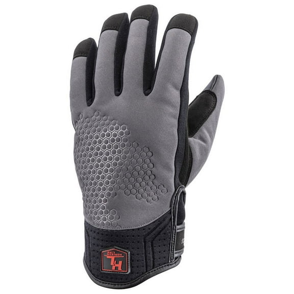 Tourmaster Storm Chaser Mens Wet and Cold Riding Gloves Gray LG