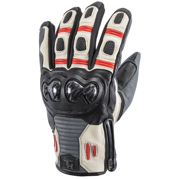 Tourmaster Trailbreak Mens Leather Adventure Touring Gloves Sand/Gray XXL