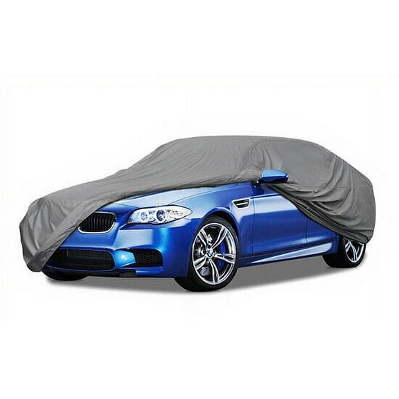 Tour by Eevelle USA Compact Car Vehicle Cover Fits Up to 13' to 20' Gray