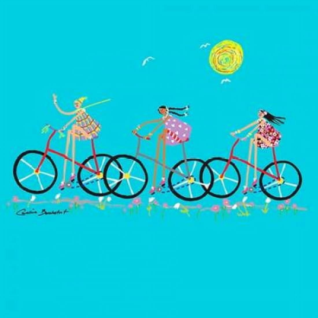 Tour de Girls Canvas Art - Caroline Benchetrit (24 x 24)