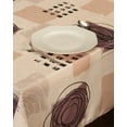 thumbnail image 1 of Tourbillon 100% Polyester, Stain Resistant Tablecloth Circle Diameter 63 inch, 1 of 1