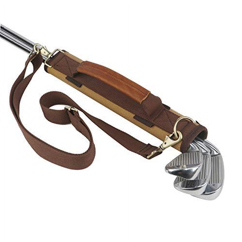 Tourbon Brown Golf Sports Equipment Bag