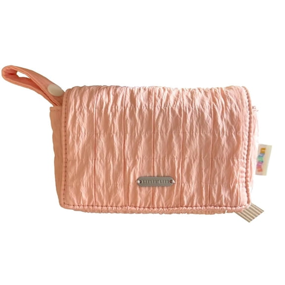 Tourbon Compact Camera Pouch - Soft Orange Fabric Case for Digital Camera, Small Mirrorless, Power Bank