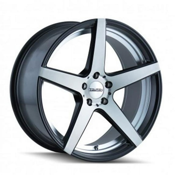 Touren 3220-22812M35 5-120 PCD Tr20 Black Machined Face & Machined Undercut Wheel