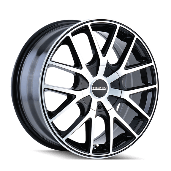 Touren Tr60-3260 18X8 5X108/5X114.3 40Et 72.62Cb Black/Machined Face/Black Ring